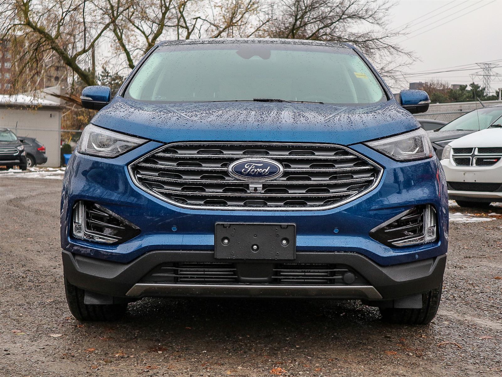 Leggat Discovery Ford | 2020 Ford Edge Titanium Atlas Blue, Twin-Scroll